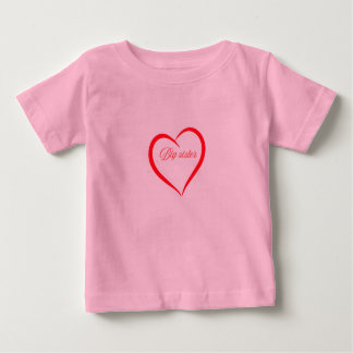 "Big Sister - Cute & Confident Design" Baby T-shirt