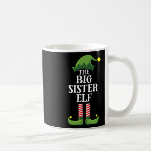 Big Sister Elf Matching Family Group Weihnachtsfei Kaffeetasse