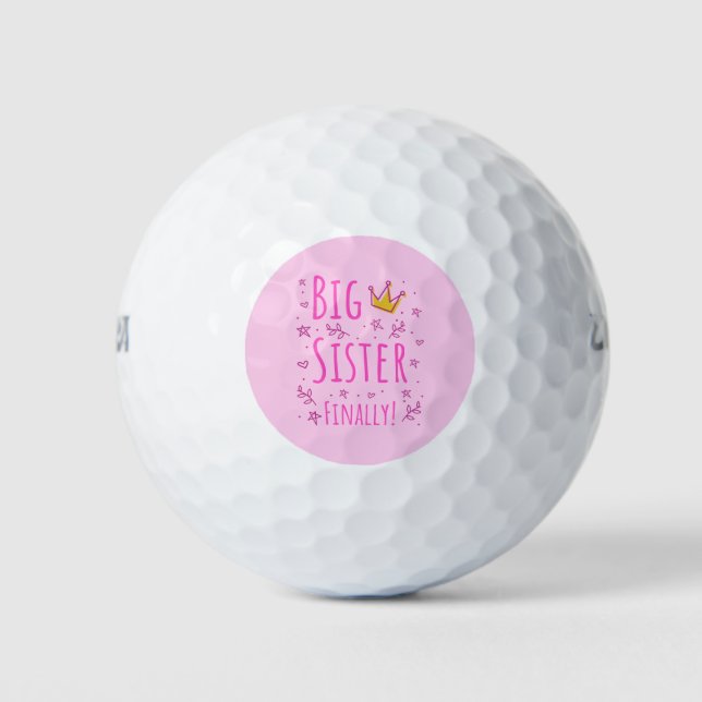 Big Sister Endlich III Golfball (Vorderseite)