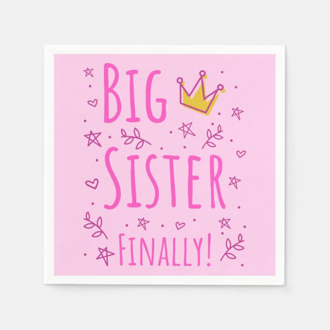 Big Sister Endlich III Serviette (Vorderseite)