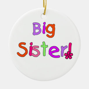 Big Sister Geschenke Keramikornament