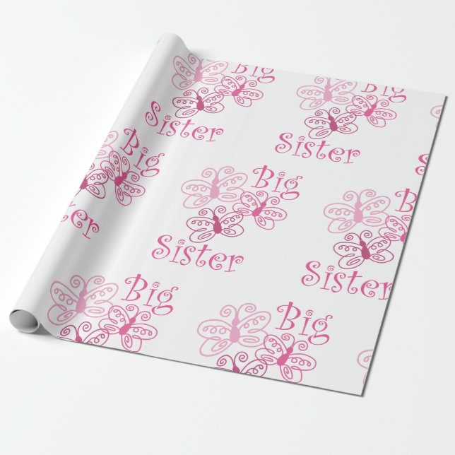 Big Sister Geschenkpapier (Ungerollt)