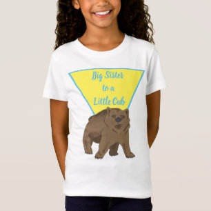 Big Sister Grizzly Bären Cub T-Shirt