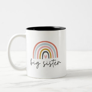 Big Sister Kleinkind Sisters Kinder  Zweifarbige Tasse