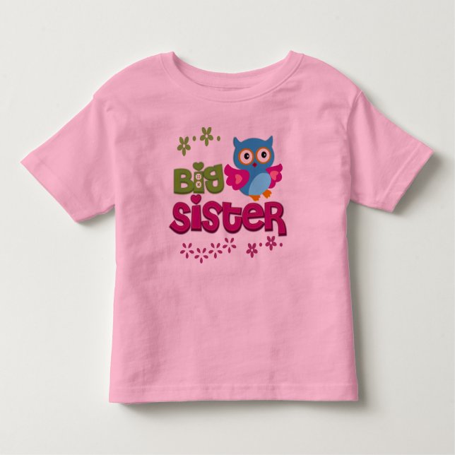 Big Sister Kleinkind T-shirt (Vorderseite)