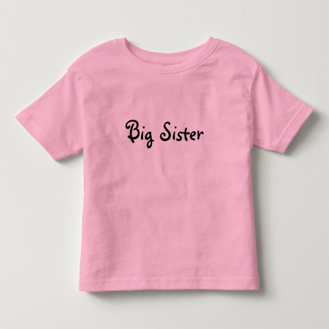 Big Sister Kleinkind T-shirt (Vorderseite)