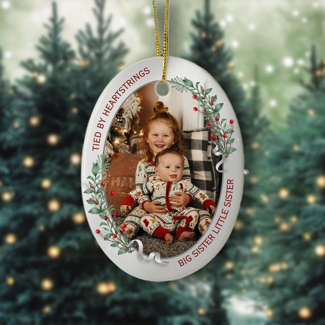 Big Sister Little Brother Classic Warm Zitat Ornam Ornament (Von Creator hochgeladen)