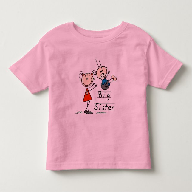 Big Sister Little Brother T - Shirt und Geschenke (Vorderseite)