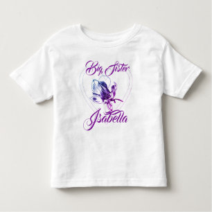 Big Sister Little Sister Orchid Kleinkind T-shirt