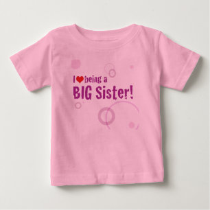 Big Sister Long Sleeve Baby T-shirt