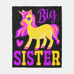 Big Sister Magical Unicorn Fleecedecke