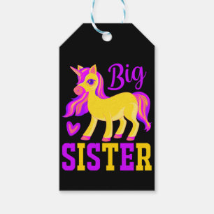 Big Sister Magical Unicorn Geschenkanhänger