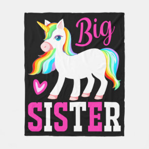 Big Sister Magical Unicorn mit Rainbow Mane & Schw Fleecedecke