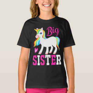 Big Sister Magical Unicorn mit Rainbow Mane & Schw T-Shirt