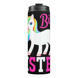 Big Sister Magical Unicorn mit Rainbow Mane & Schw Thermosbecher