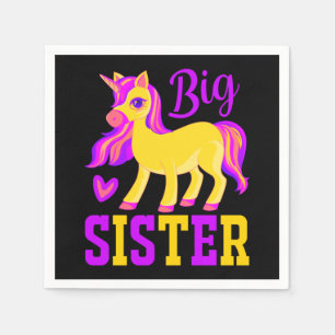 Big Sister Magical Unicorn Serviette