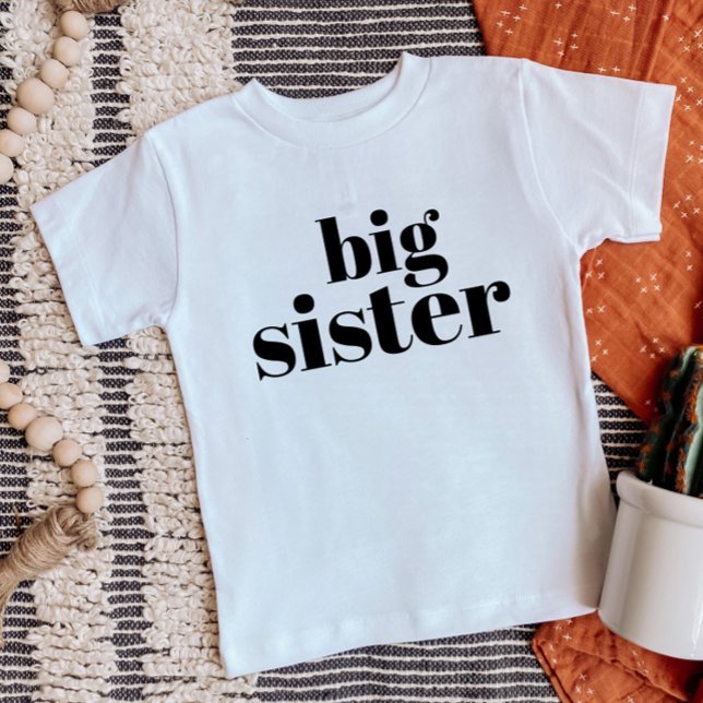 Big Sister | Matching Sibling Family Baby T-shirt (Von Creator hochgeladen)