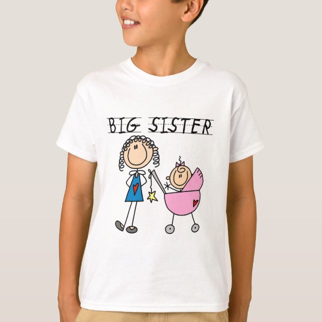 Big Sister mit Little Sis Tshirts (Vorderseite)