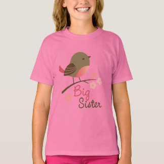 Big Sister Mod Bird T-Shirt