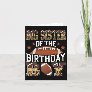 Big Sister of the Birthday Boy Baller Gam Karte
