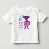 Big Sister Personalisiert Superhero Silhouette Gir