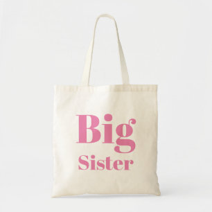 Big Sister Pink Briefe Girl's Tragetasche
