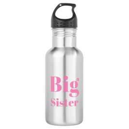 Big Sister Pink Briefe Mädchen Edelstahlflasche