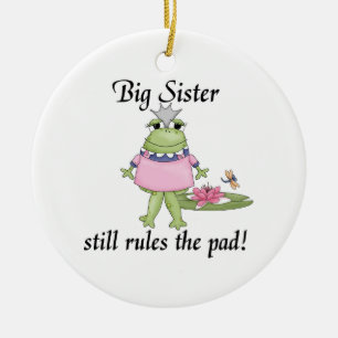 Big Sister regiert die Pad-Geschenke Keramikornament