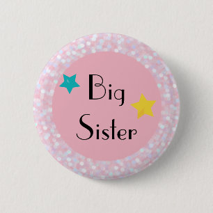 Big Sister Round Button
