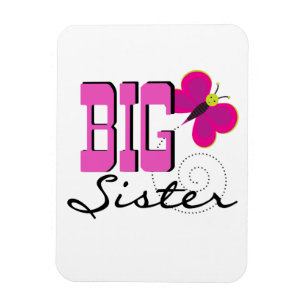 Big Sister - Schmetterlingsgeschenke Magnet