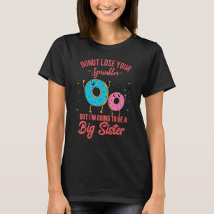 Big Sister Schwangerschaft Ankündigung Blue Pink D T-Shirt