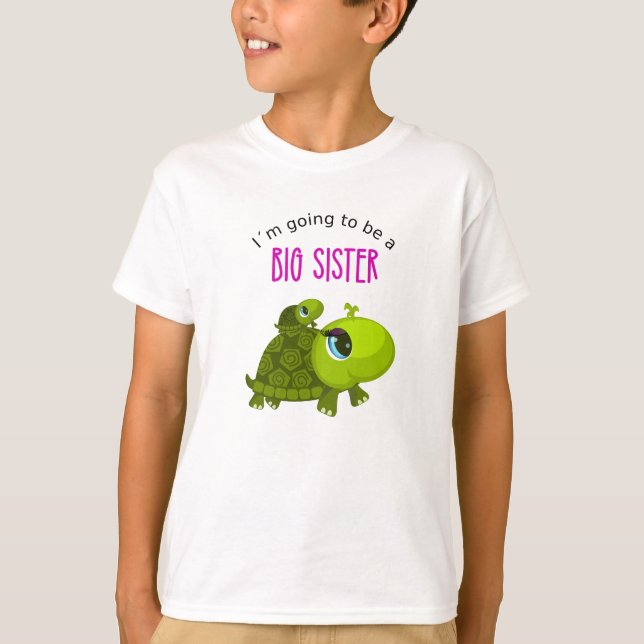 Big Sister Shirt, New Big Sister T-Shirt (Vorderseite)