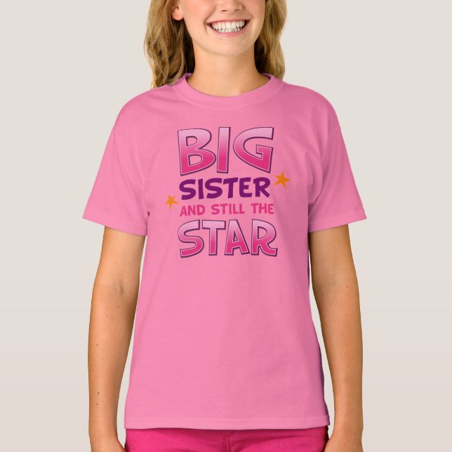 Big Sister Star T-Shirt (Vorderseite)