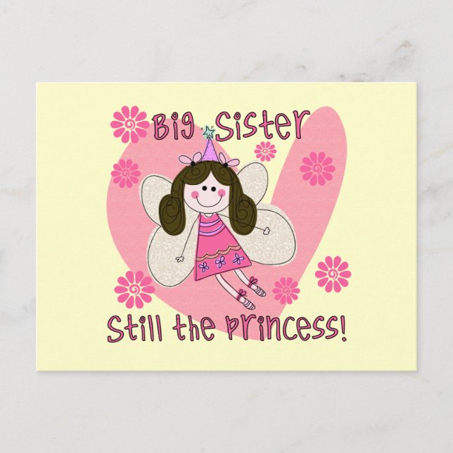 Big Sister Still the Princess Postkarte (Vorderseite)