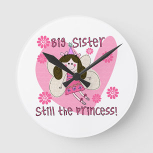 Big Sister Still the Princess Runde Wanduhr
