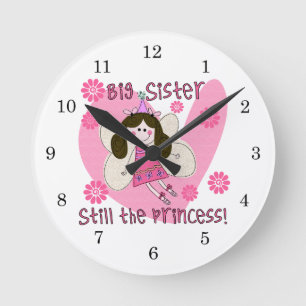 Big Sister Still the Princess Runde Wanduhr