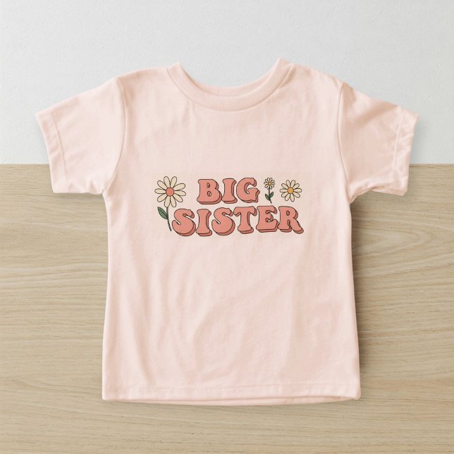 Big Sister T-Shirt - Cute Maternity Announcement  (Von Creator hochgeladen)