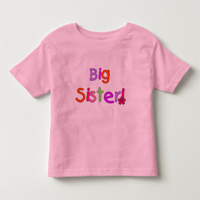 Big Sister T - Shirt und Geschenke (Vorderseite)