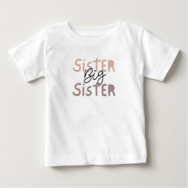 Big Sister Tee. Companion to Lil' Sister Tee