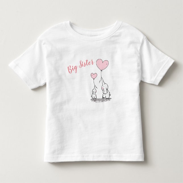 Big Sister Todler T - Shirts (Vorderseite)