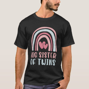 Big Sister Twins Rainbow Big Twin Sister T-Shirt