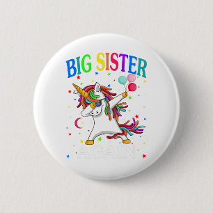 Big Sister Wieder Geschwister älterer Tochter T - Button