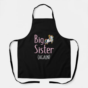 Big Sister Wieder Unicorn Girls Kinder Big Sister Schürze