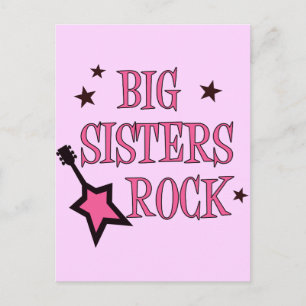 Big Sisters Rock Postkarte