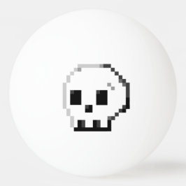 Big Skull Pixel Art 8 Bit Pong Pong Ball Tischtennisball