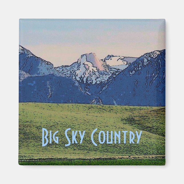 Big Sky Country Magnet (Vorne)