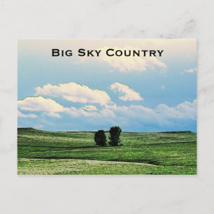 Big Sky Country Postcard Postkarte
