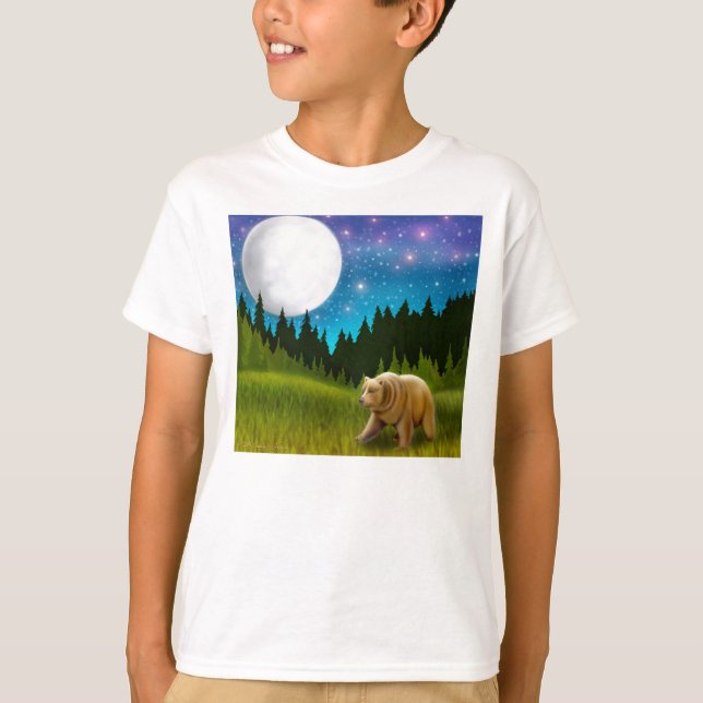 Big Sky Grizzles Kinder Sweatshirt T-Shirt (Vorderseite)