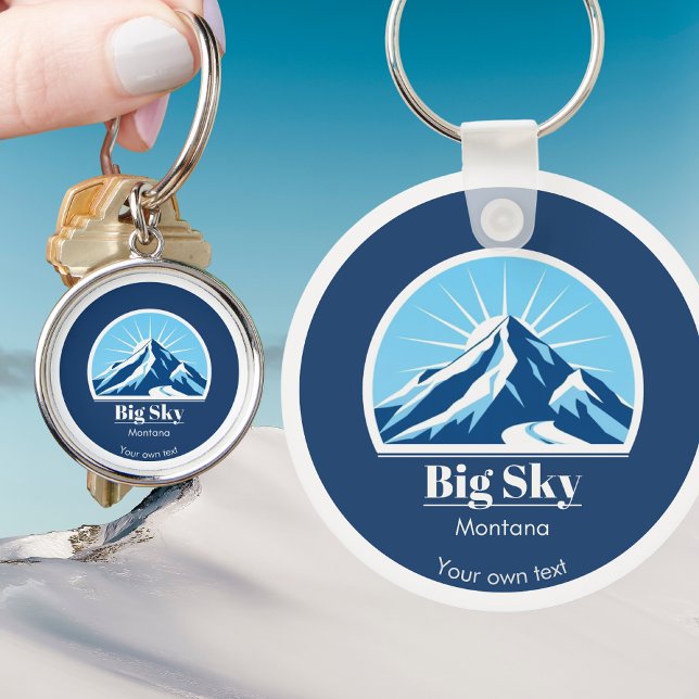 Big sky Montana Geschenk Souvenir Schlüsselanhänger (Von Creator hochgeladen)