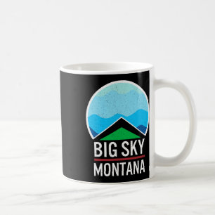Big Sky Montana Ski Snowboarden Skilaufen Schnee Kaffeetasse